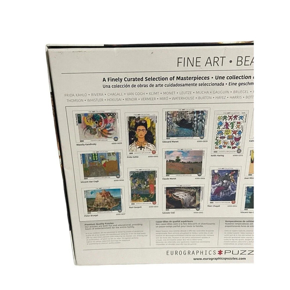 Fine Art Puzzle Medieval "THE LADY OF SHALOTT" John William Waterhouse 1000 Pcs - Picture 8 of 15